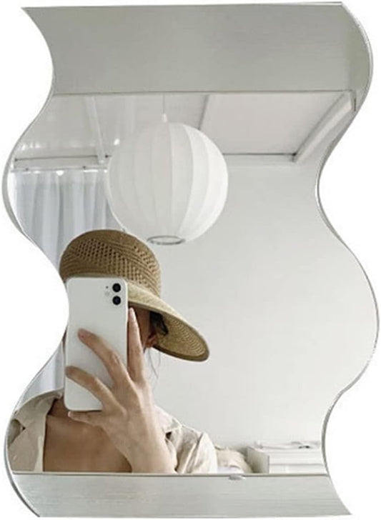 ENIGMA™ Sliver Mirror Wavy Wall