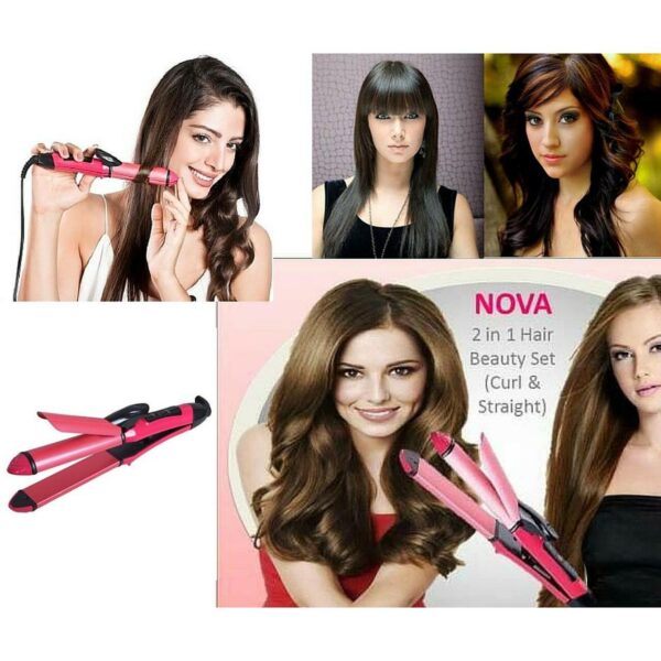 ENIGMA™ Nova 2 In 1 Hair Curler And Straightener