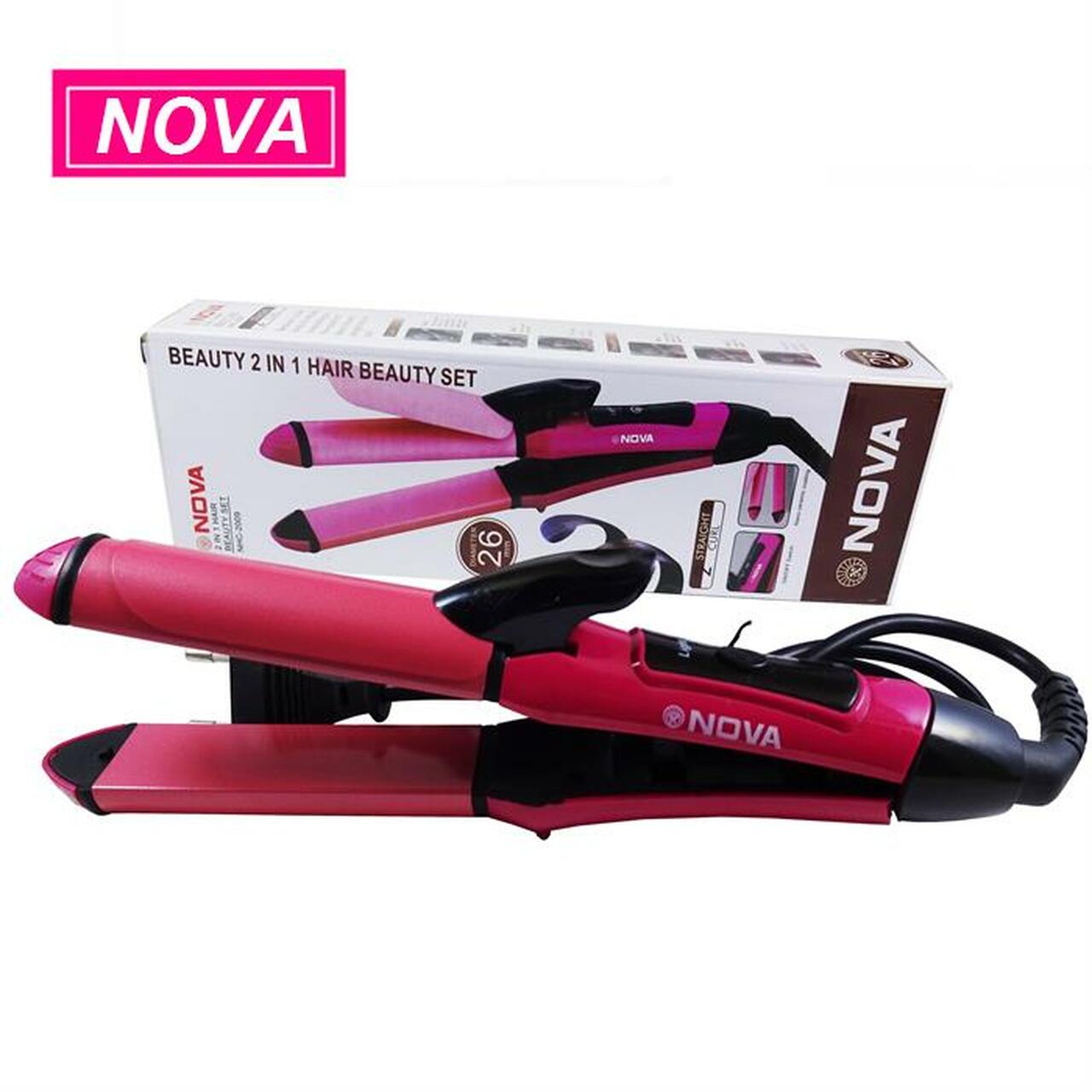 ENIGMA™ Nova 2 In 1 Hair Curler And Straightener