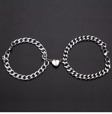ENIGMA™ Heart Magnetic Couple Bracelets