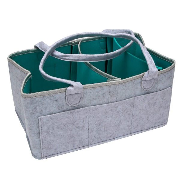 ENIGMA™ Baby Diaper Caddy Organizer – Portable Storage Basket
