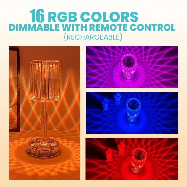 ENIGMA™ Touch Control Diamond Table Lamp Color Changing