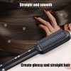 ENIGMA™ Electric Comb Hair Straightener Black