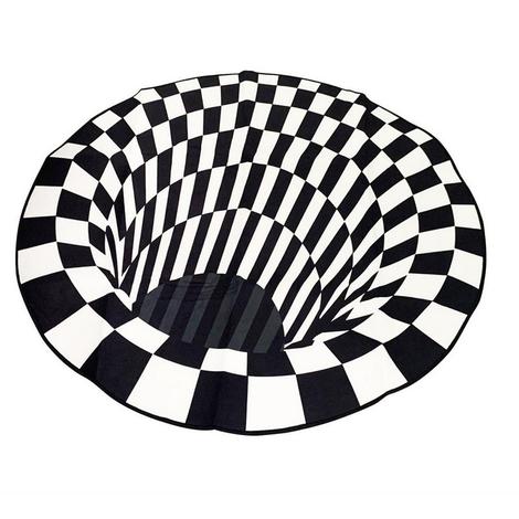 ENIGMA™ Optical Vortex Illusion Carpet Round Rug