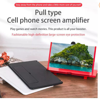 ENIGMA™ Universal Screen Magnifier For Cell Phone – Portable 3d Hd Screen Enlarger Movies